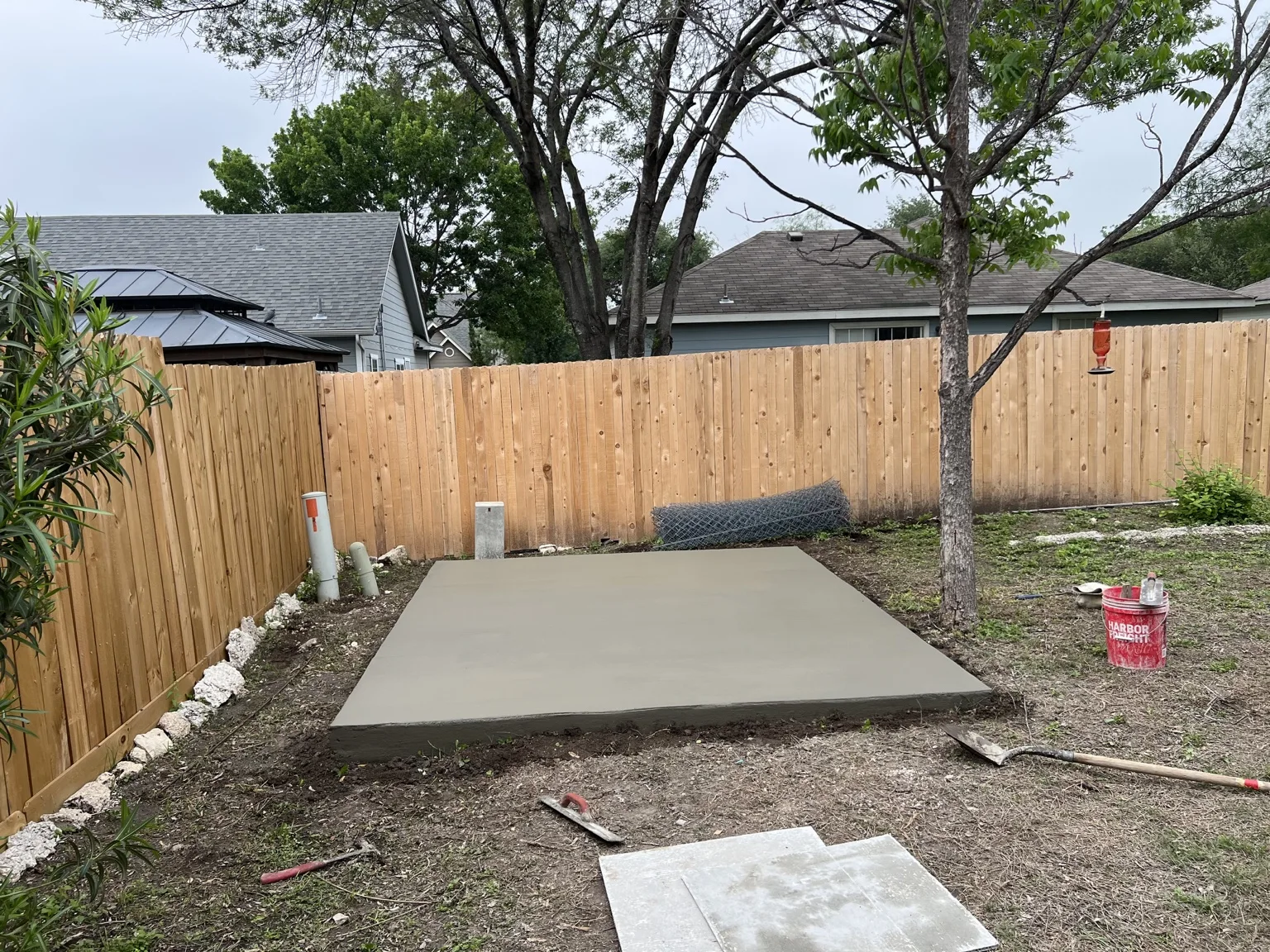 EDF Enterprises Shed Pads project photo 2